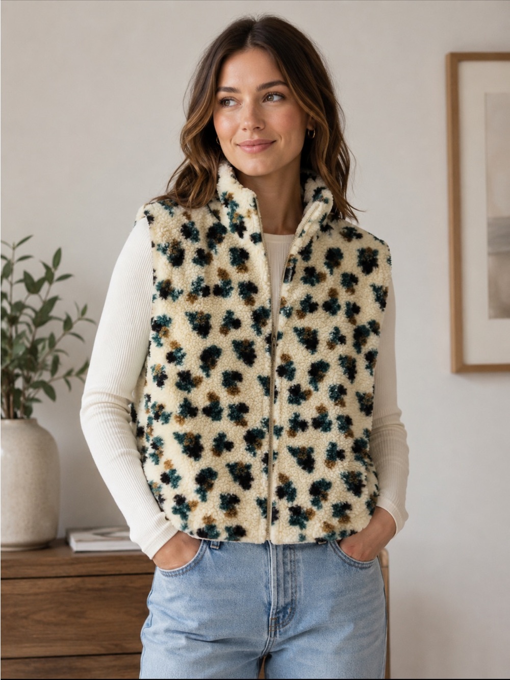NWT Thread & Supply Reversible Vest